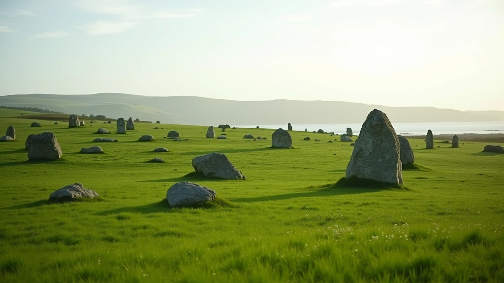 Dolmen field landscape